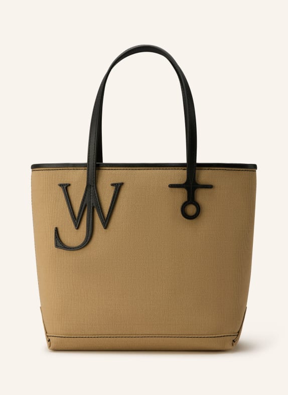 JW ANDERSON Shopper ANCHOR SMALL BEIGE / SCHWARZ