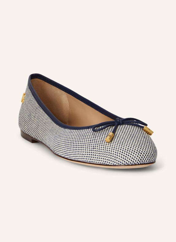 LAUREN RALPH LAUREN Ballerinas JAYNA WEISS / DUNKELBLAU