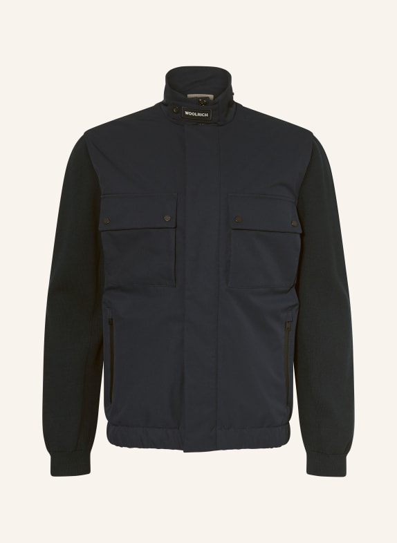 WOOLRICH Jacke im Materialmix DUNKELBLAU