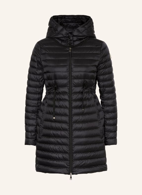 MONCLER Lightweight-Daunenmantel BARBEL SCHWARZ