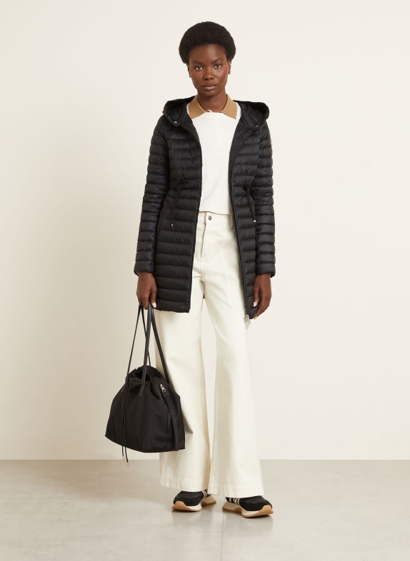 MONCLER BARBEL lightweight down coat BLACK