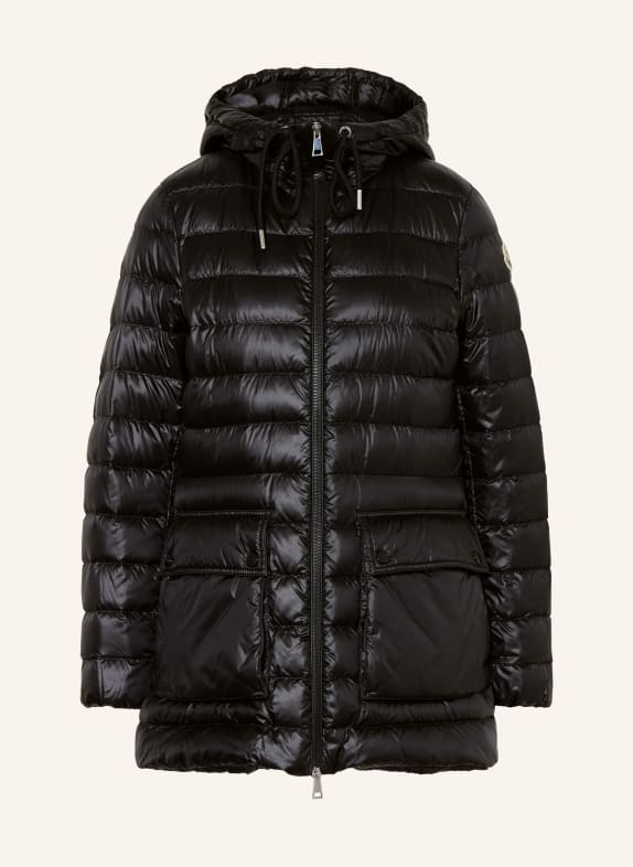 MONCLER Lightweight-Daunenmantel JASMIN SCHWARZ