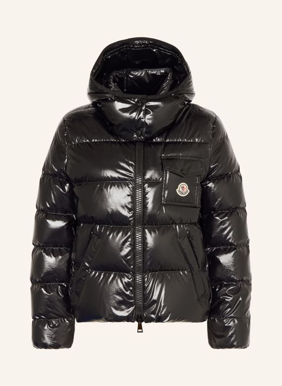 MONCLER Daunenjacke ANDRO mit abnehmbarer Kapuze SCHWARZ