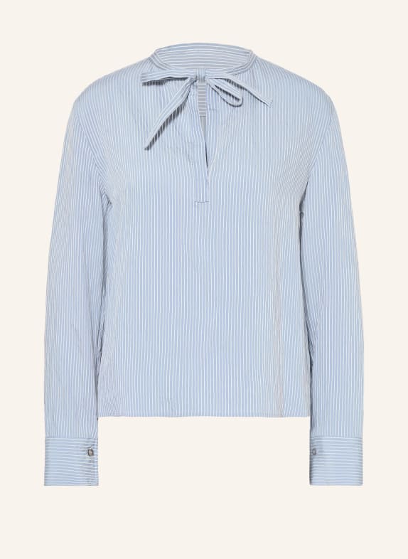 Marc O'Polo blůza TMAVĚ MODRÁ / BÍLÁ