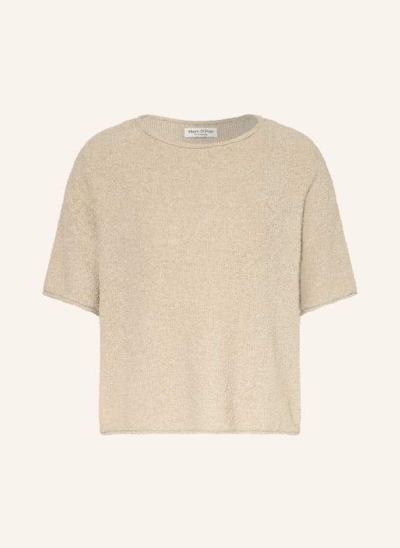 Marc O'Polo pletené tričko BÉŽOVÁ