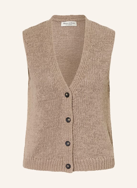 Marc O'Polo Strickweste TAUPE
