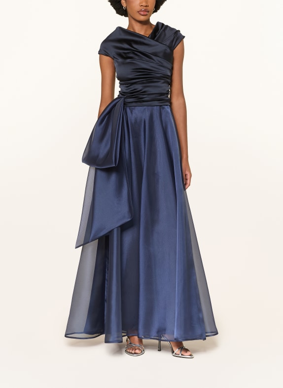 TALBOT RUNHOF Večerní šaty z kombinace materiálů 432 ARMADA BLAU