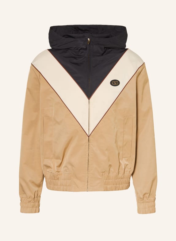 VALENTINO Blouson CAMEL / BEIGE / SCHWARZ