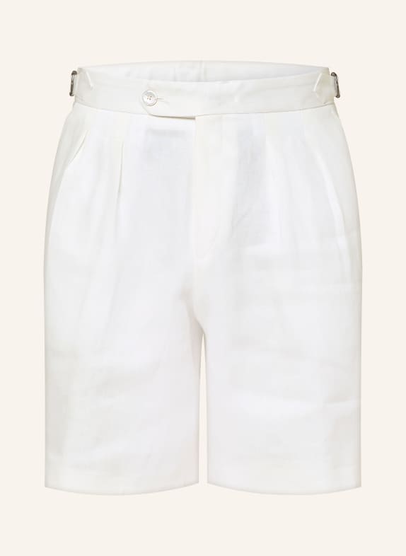 BOSS Leinenshorts PERIN Tapered Fit CREME