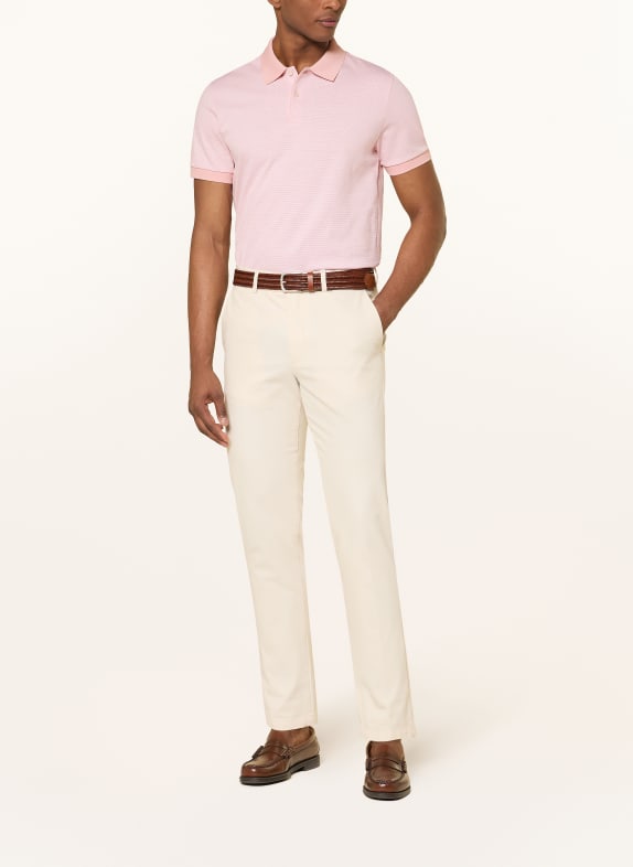 BOSS Piqué-Poloshirt PARLAY HELLROSA / WEISS