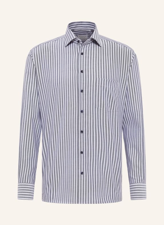 ETERNA Hemd Slim Fit GRAU / WEISS