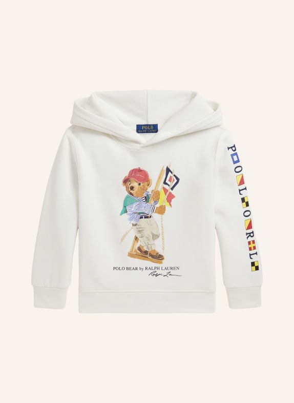 POLO RALPH LAUREN Hoodie ECRU / ROT / GELB