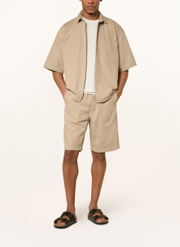 ARMEDANGELS Korte mouwen shirt Comfort Fit BEIGE