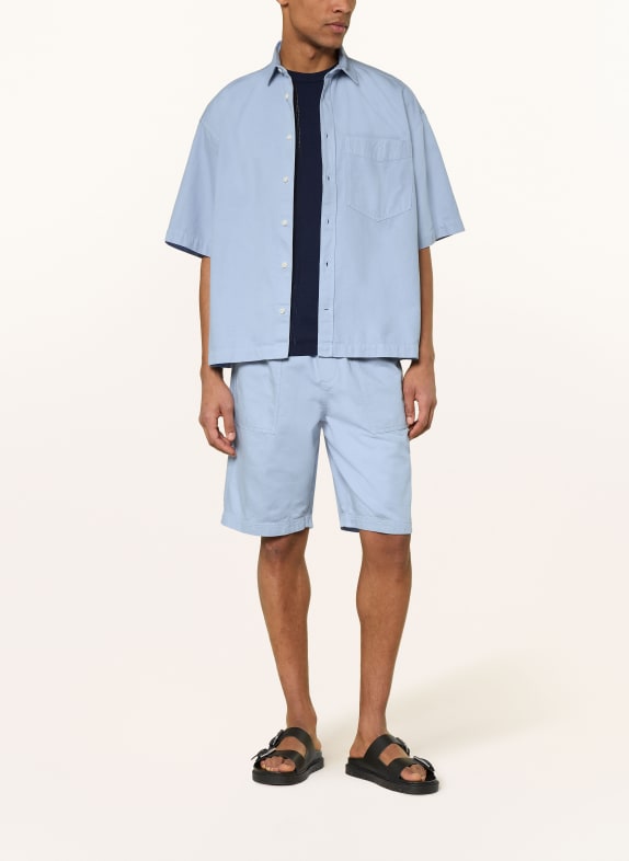 ARMEDANGELS Korte mouwen shirt Comfort Fit LICHTBLAUW