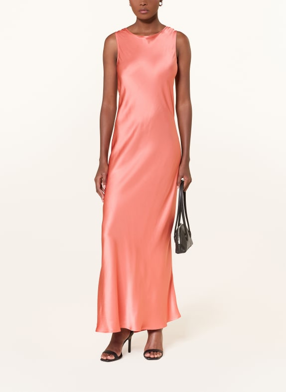 ottod'ame robe en satin SAUMON