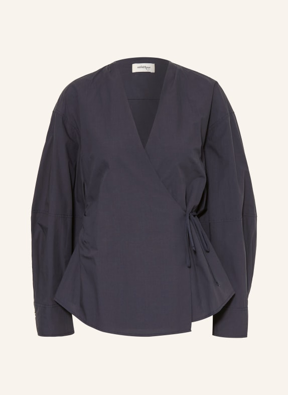 ottod'ame wrap blouse DARK BLUE