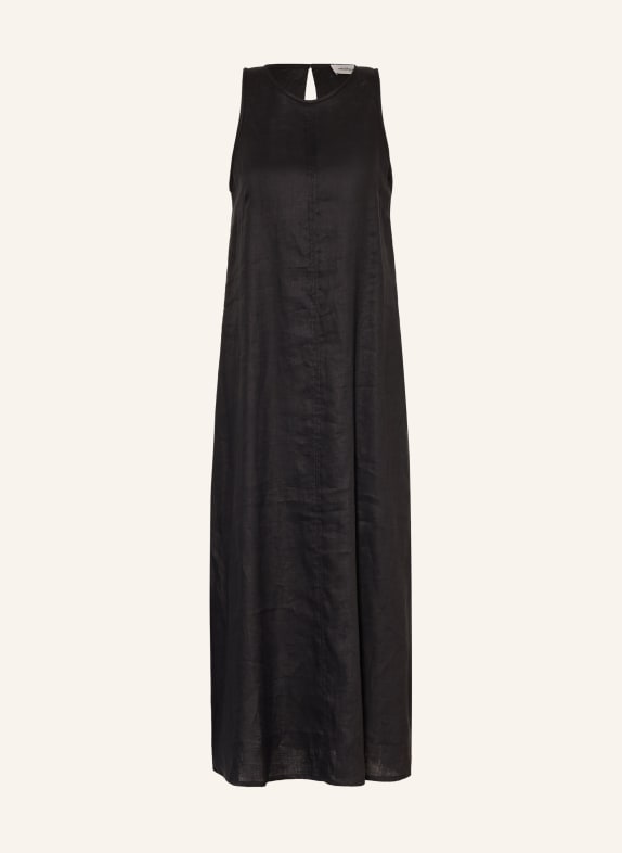 ottod'ame linen dress BLACK