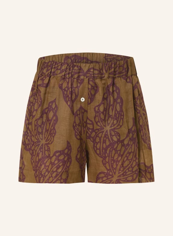 ottod'ame shorts KHAKI / DARK RED