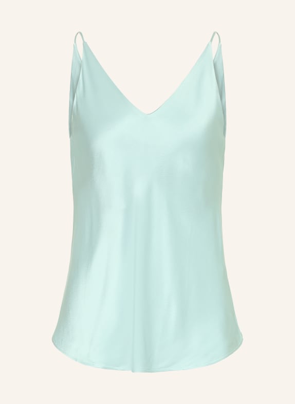 ottod'ame satin top TURQUOISE
