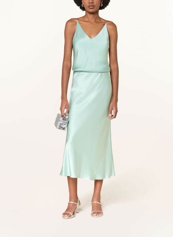 ottod'ame satijnen top TURQUOISE