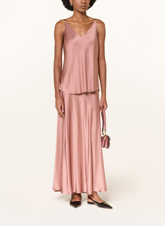 ottod'ame satijnen top VIEUX ROSE