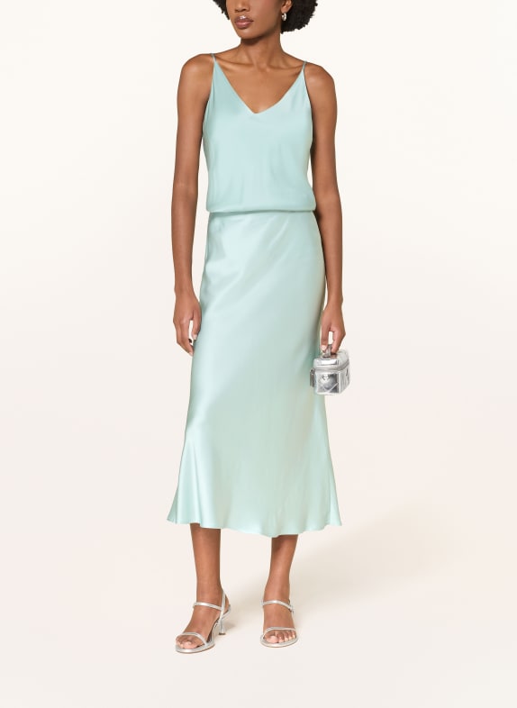 ottod'ame Satijnen rok CHIARA TURQUOISE