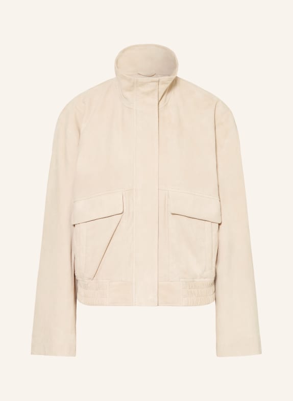 MRS & HUGS Lederjacke BEIGE