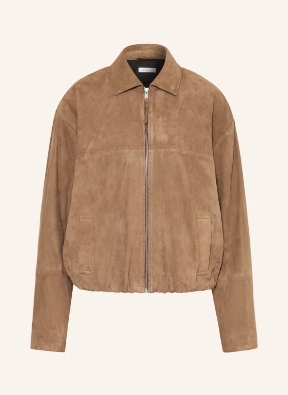 MRS & HUGS kožená bunda KOŇAKOVÁ