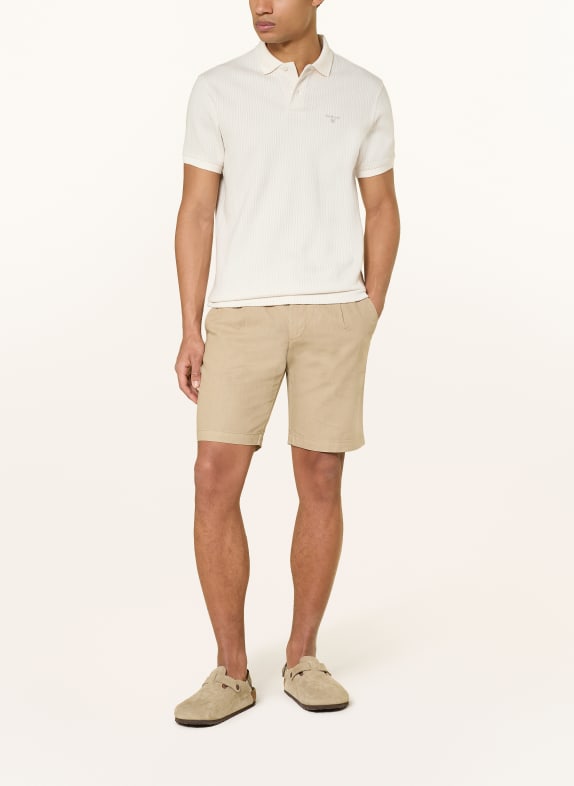 Barbour Jersey-poloskjorte HARWORTH Tailored Fit CREME / BEIGE