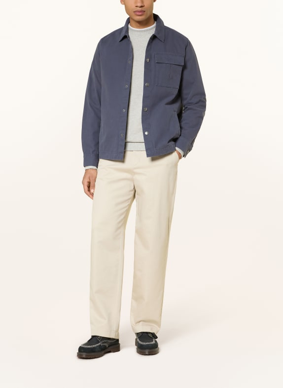 Barbour Overshirt WETHERAL DONKERGRIJS