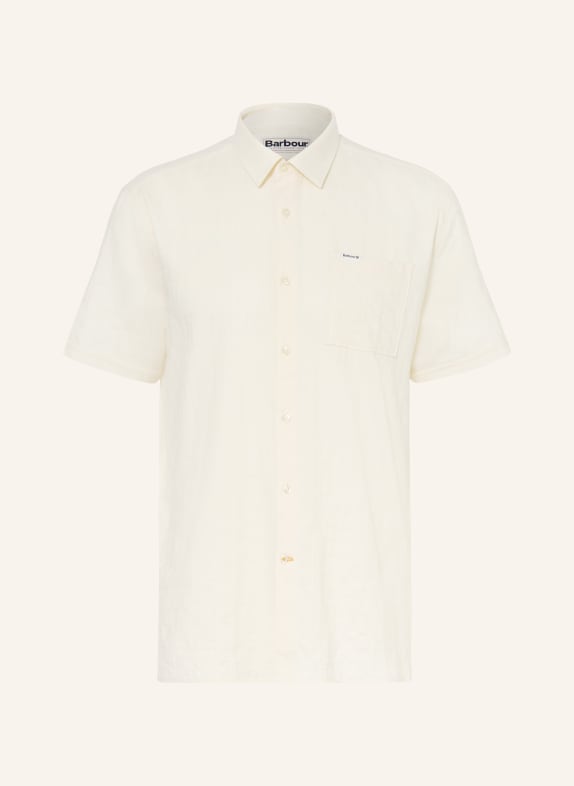 Barbour Korte mouwen overhemd KINGSWOOD Relaxed Fit CRÈME
