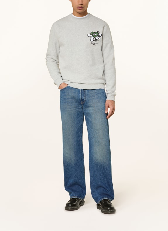 Barbour Sweatshirt GRAU