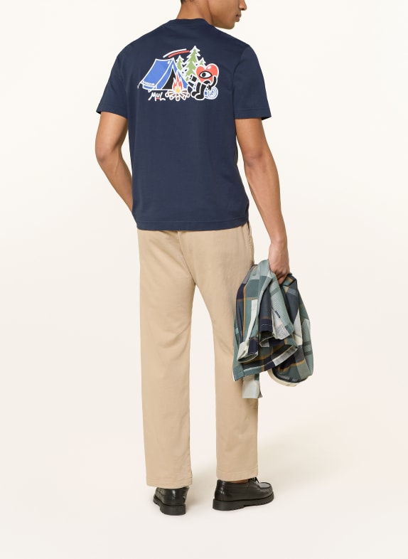 Barbour T-shirt MUL CAMPING MØRKEBLÅ