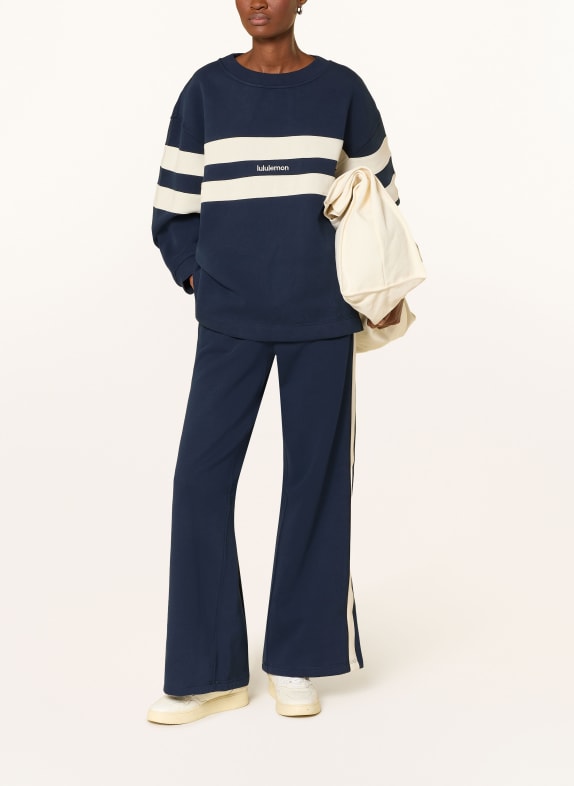 lululemon Sweatpants STEADY STATE DUNKELBLAU / WEISS