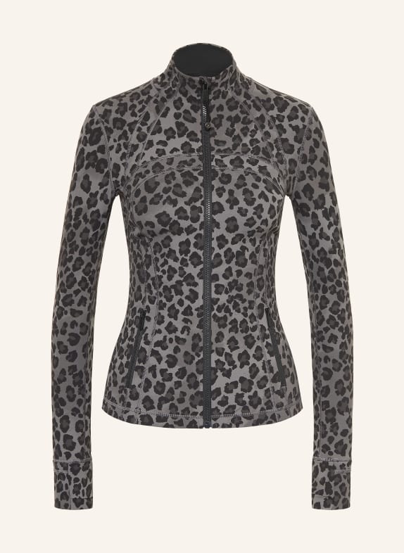 lululemon Yoga-Jacke DEFINE NULU™ GRAU / DUNKELGRAU / SCHWARZ