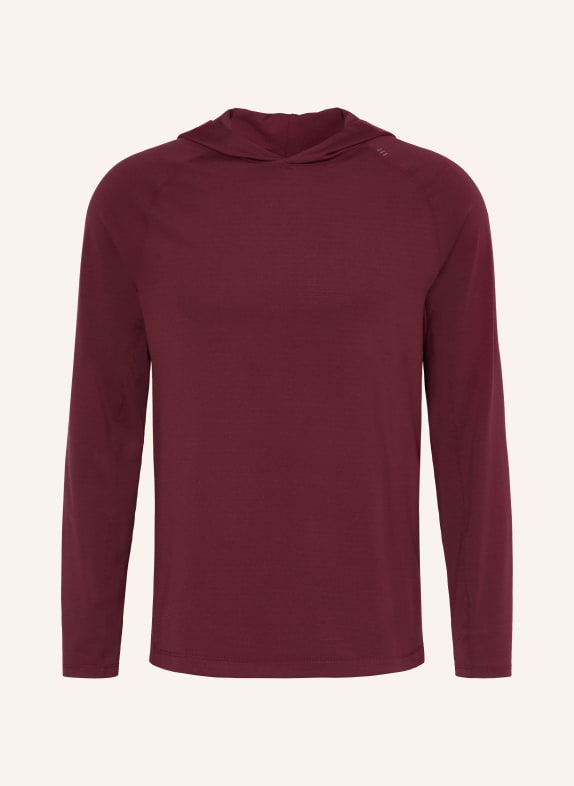 lululemon Longsleeve LICENSE TO TRAIN DUNKELROT