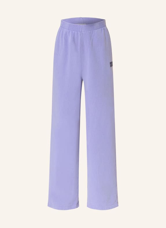 American Vintage PLIZZY sweatpants LIGHT PURPLE
