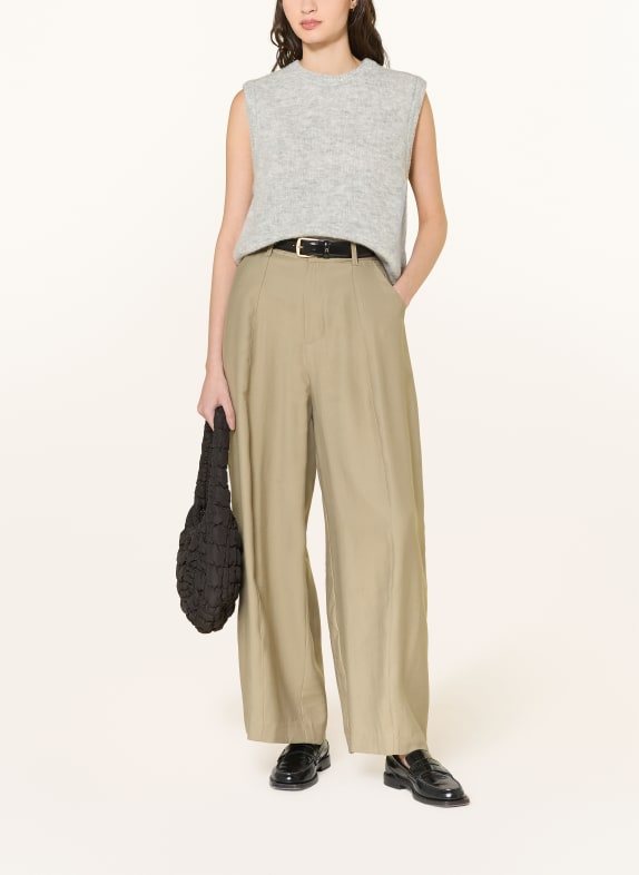 American Vintage Pullunder VITOW met alpaca GRIJS