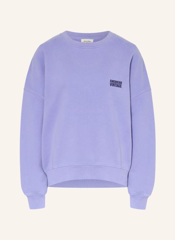 American Vintage PLIZZY sweatshirt PURPLE