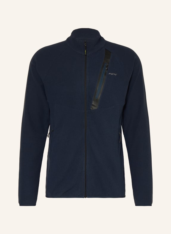 me°ru' Fleecejacke OHOPE DUNKELBLAU / SCHWARZ