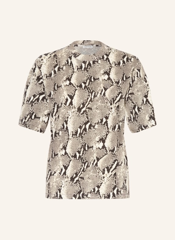 ANINE BING AVI T-shirt BEIGE / DARK GRAY