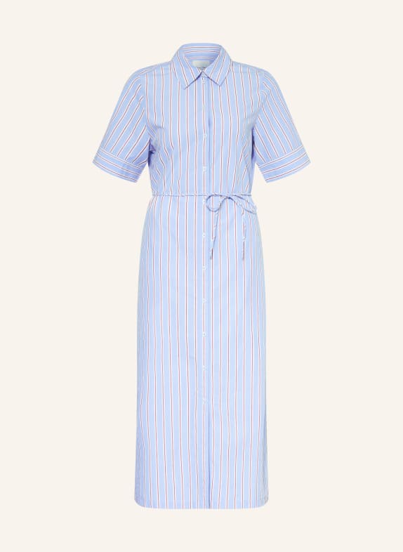 Part Two shirt dress LIGHT BLUE / BROWN / WHITE