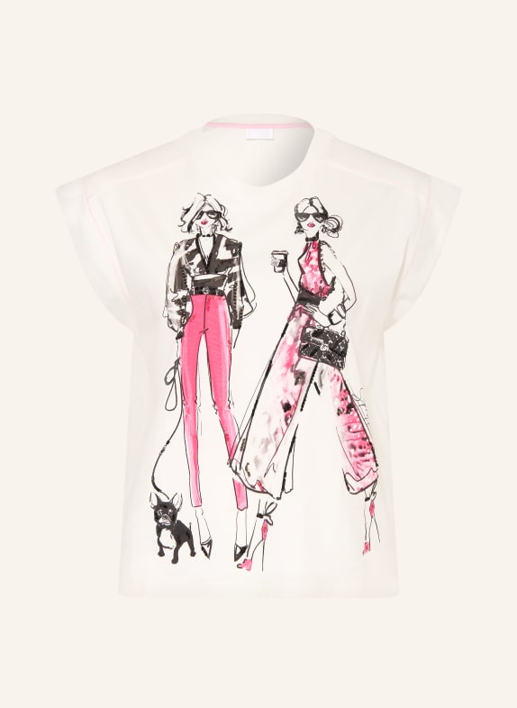 SPORTALM Tričko NAYEL s flitry BÍLÁ