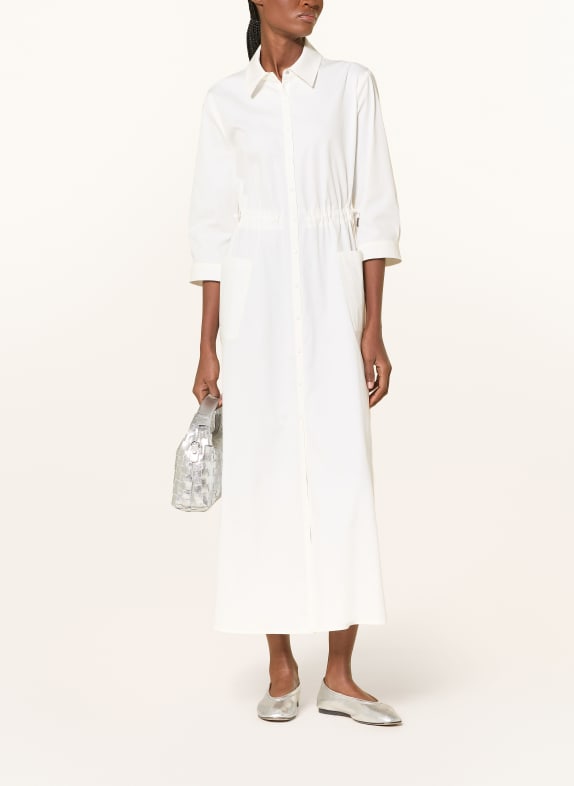 SPORTALM Košilové šaty s 3/4 rukávem BÍLÁ
