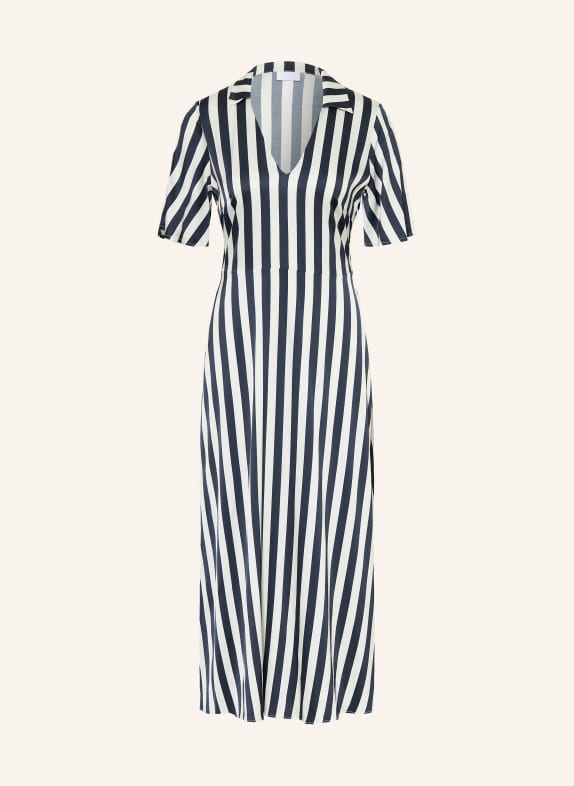 SPORTALM Satinkleid DUNKELBLAU / CREME