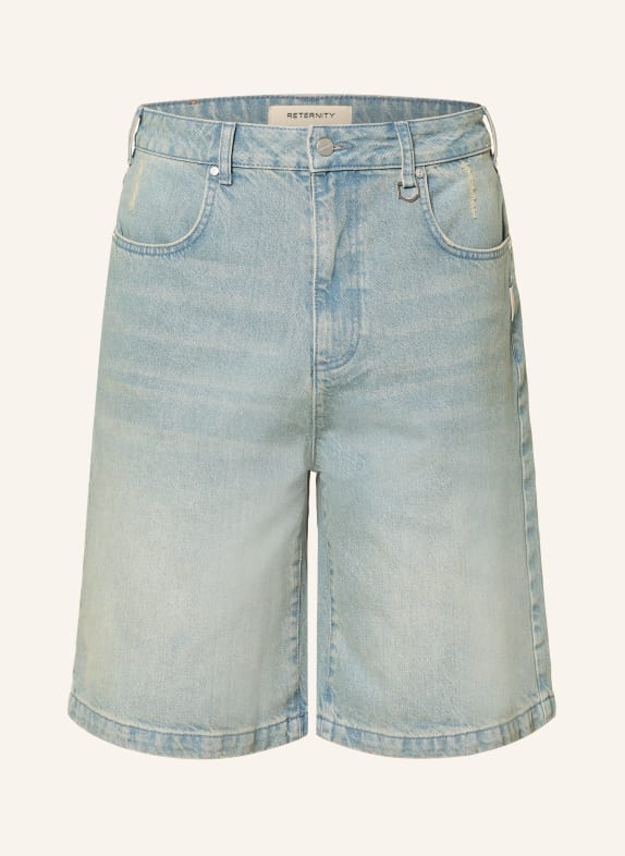 RETERNITY denim shorts LIGHT BLUE