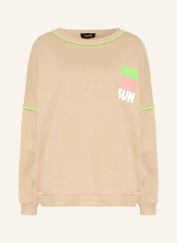 miss goodlife mikina SVĚTLE HNĚDÁ / NEONOVĚ ŽLUTÁ