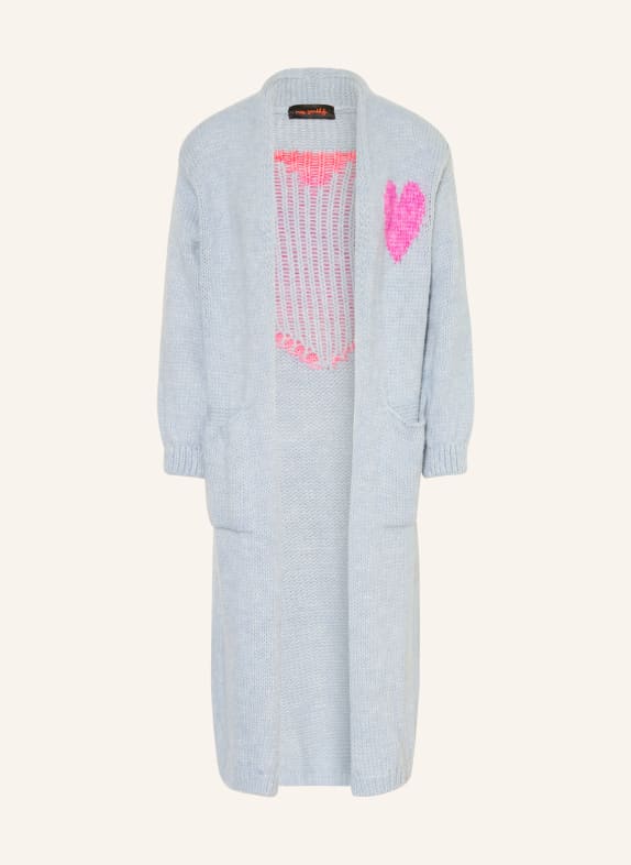 miss goodlife Pletený obal s alpakou ČERNOŠEDÁ / RŮŽOVÁ / LOSOSOVÁ