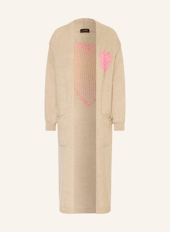 miss goodlife Pletený obal s alpakou BÉŽOVÁ / RŮŽOVÁ / TMAVĚ ORANŽOVÁ