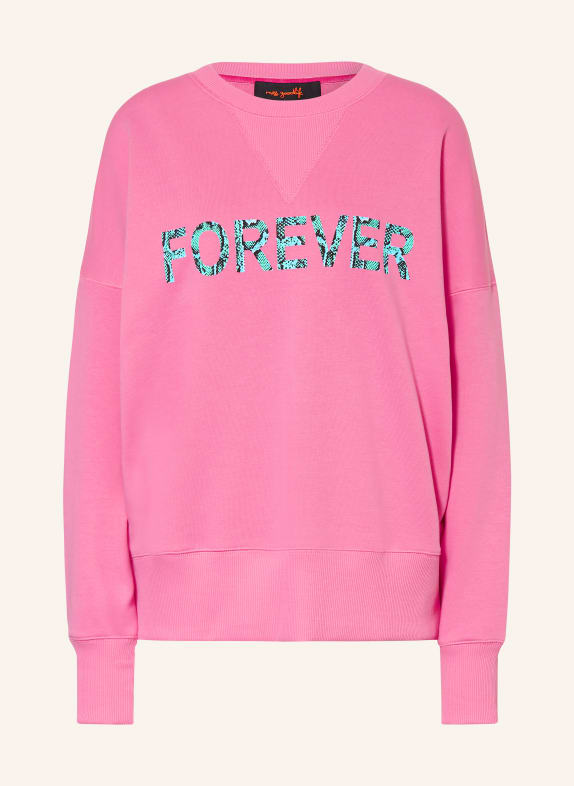 miss goodlife Oversized mikina RŮŽOVÁ